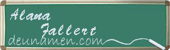 Alana Fallert Visitenkarte